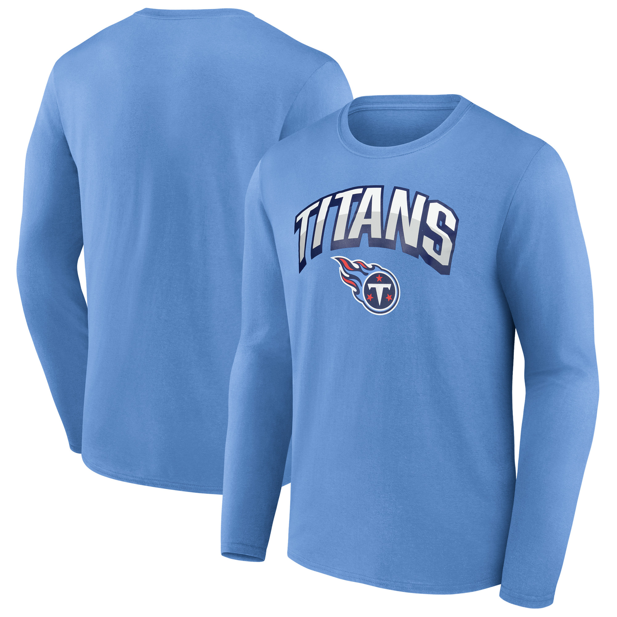 Men's-Fanatics Light Blue Tennessee Titans Long Sleeve T-Shirt